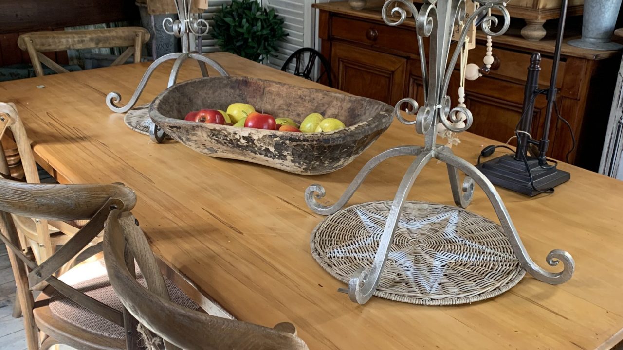 Antique Original Huon Pine Dining Table 1895 (sold) Objects Of Interest