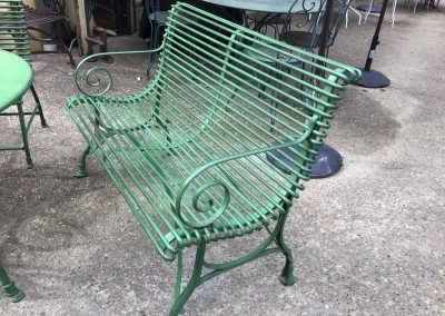 2 Seater French Arras iron Garden Bench Seat $1895 (Pre Order)