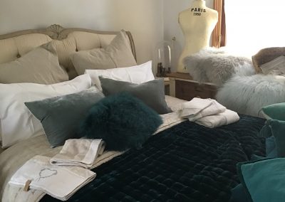 Velvet and Silk Queen Size Comforter  SOLD