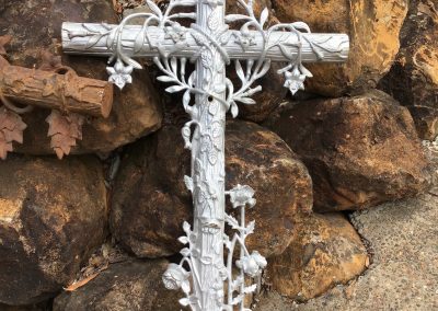 Original French Cast Iron Cross $850