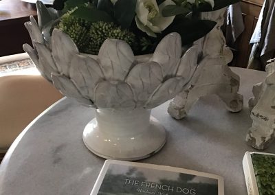 White Leaf Bowl or Vase $89