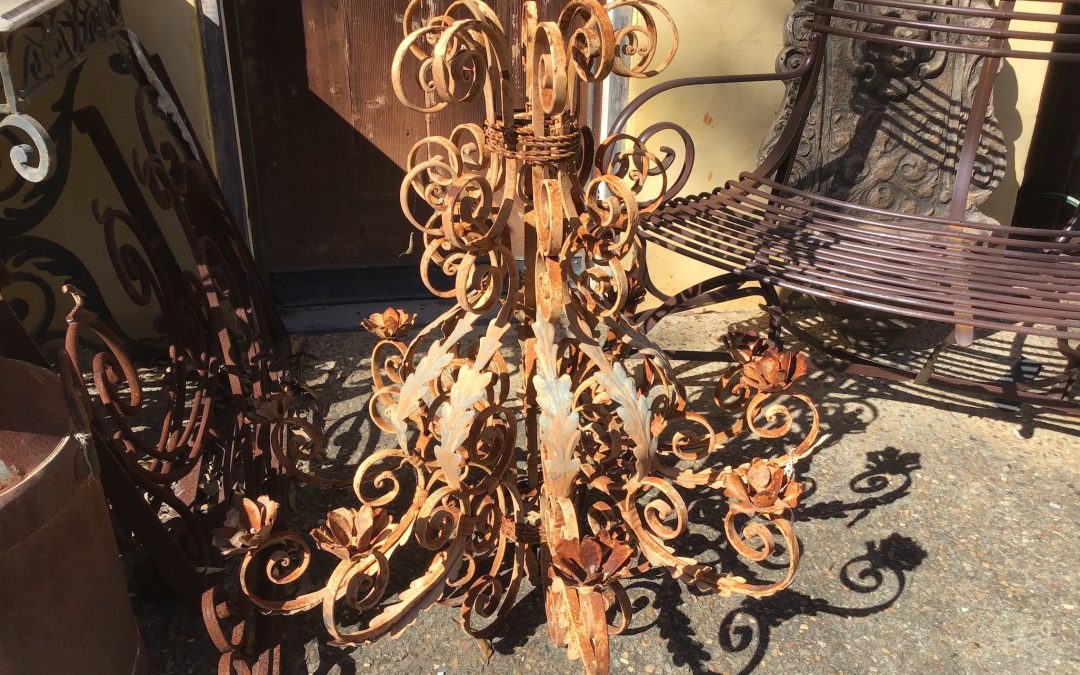 Large iron Chandeliere Candelabra $995