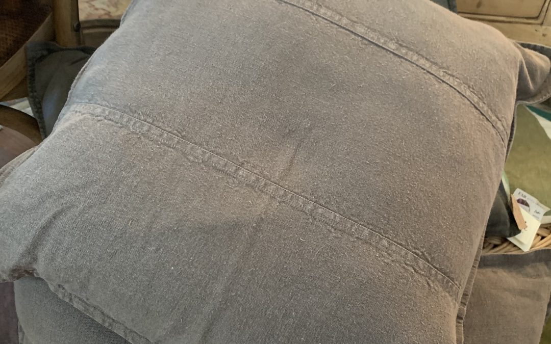 Luca Linen Cushion Slate $119.95