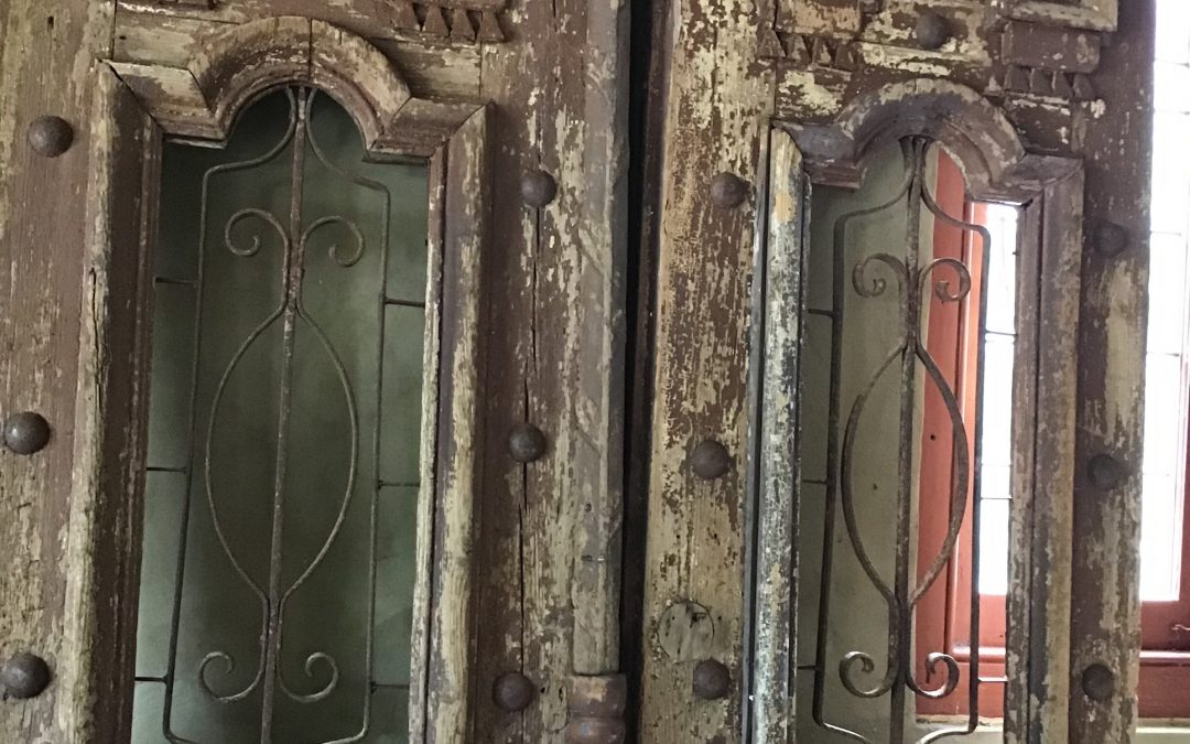 Antique Iron and Timber Doors $2595