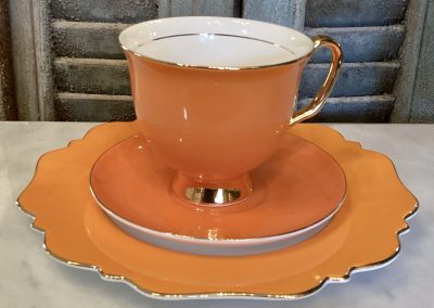 Orange Cup and Saucer $79.95