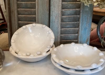 White Bauble Edge Bowl $32.95 ea