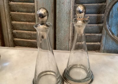 Pewter and Glass Oil & Vinegar Servers $199.95