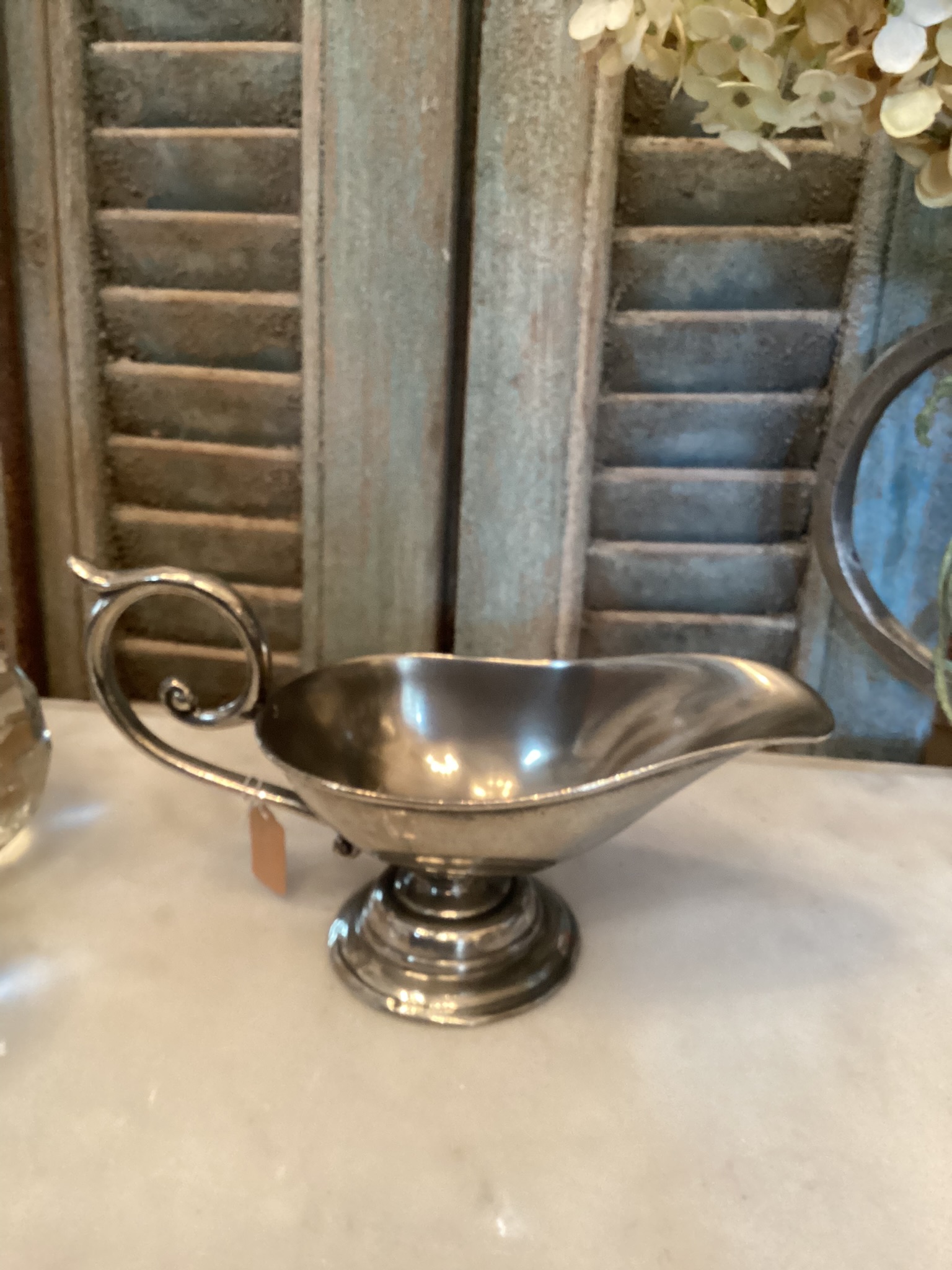 Pewter Gravy Boat 199.95 Objects Of Interest