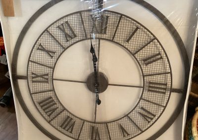 Outdoor Large Wire & Metal Clock $189.95
