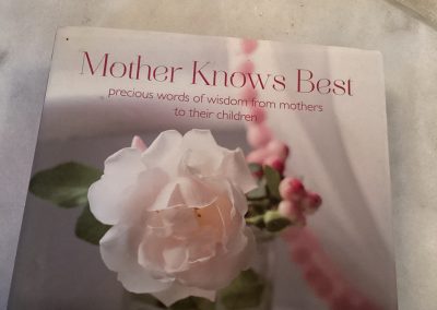 Mother Knows Best Book $16.95