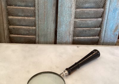 Nickel and Wooden Handle Magnifying Glass $89.95