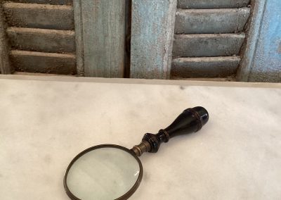 Brass and Wooden Handle Magnifying Glass $89.95