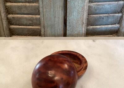 Hand made Round Wooden Trinket Dome $79.95 Bought in Paris