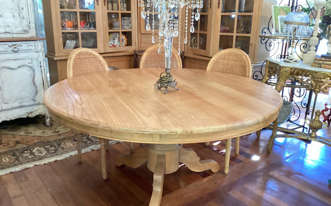 Round TimberTable  $1299 Reduced $799