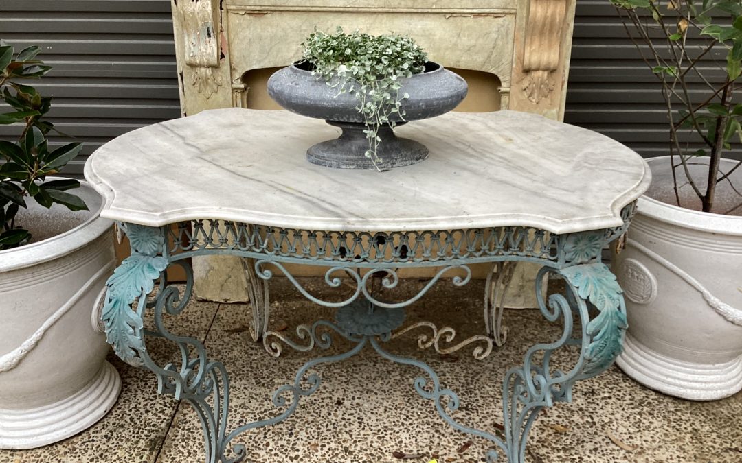 Ornate Marble Table $1695