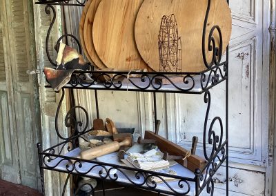 Marble and Iron Bakers Stand $2595( sold)