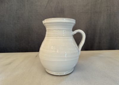 Heavy Triple Rim White Jug $69.95