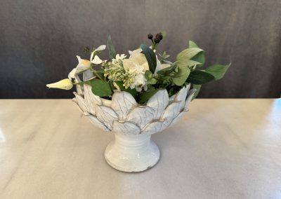 White Porcelain Leaf Bowl/Vase $89.95