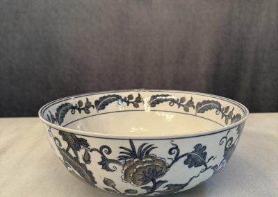 Porcelain Blue Print Bowl $129.95