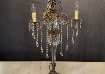 Vintage Crystal Chandelier Lamp $1295